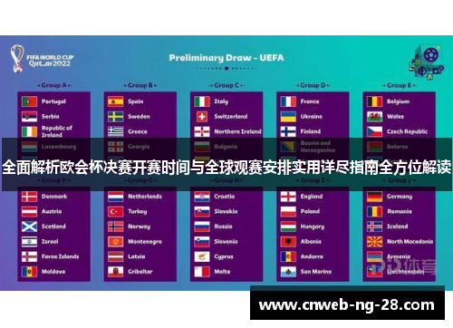 全面解析欧会杯决赛开赛时间与全球观赛安排实用详尽指南全方位解读